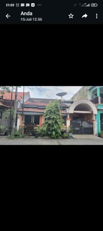 dijual rumah pondok wage indah blok k no 45