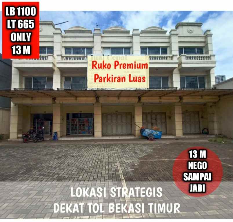 dijual rumah ruko siap huni 3 lantai 5