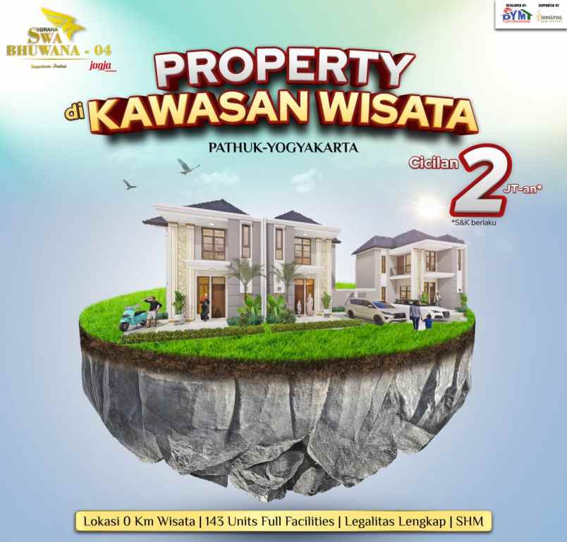 dijual rumah salam kec patuk kabupaten