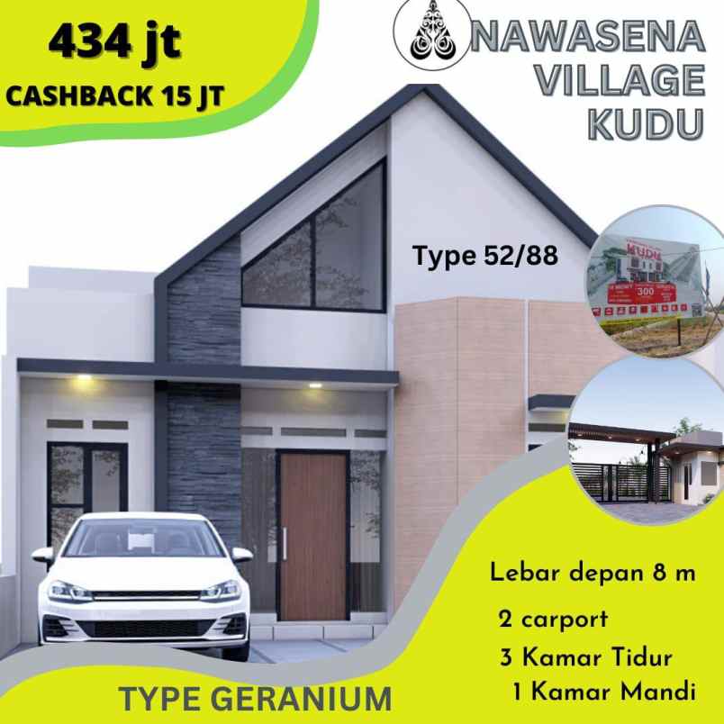 dijual rumah sawahan kudu baki sukoharjo