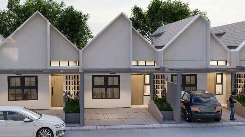 dijual rumah scandinavian 500 jutaan di cipayung depok