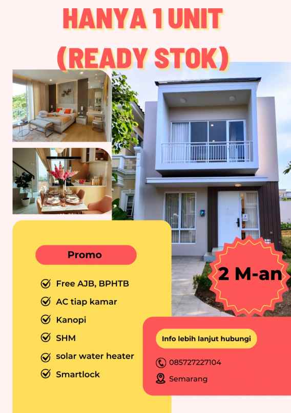 dijual rumah simongan