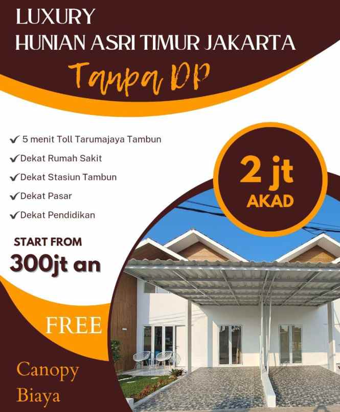 dijual rumah sriamur