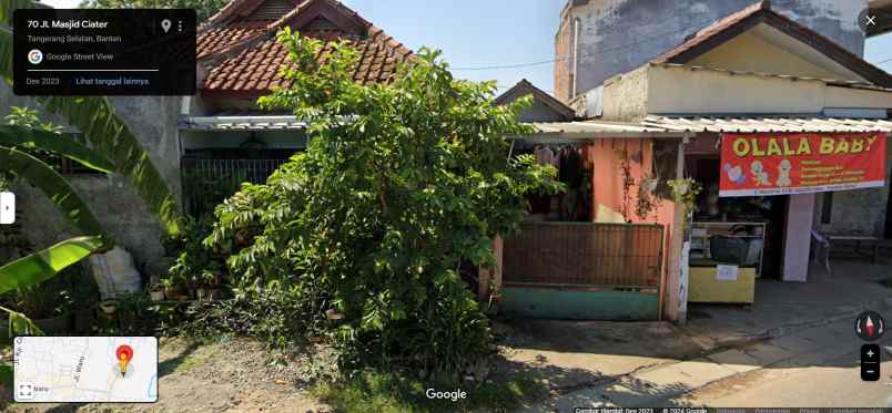 dijual rumah strategis di ciater bsd pinggir jalan