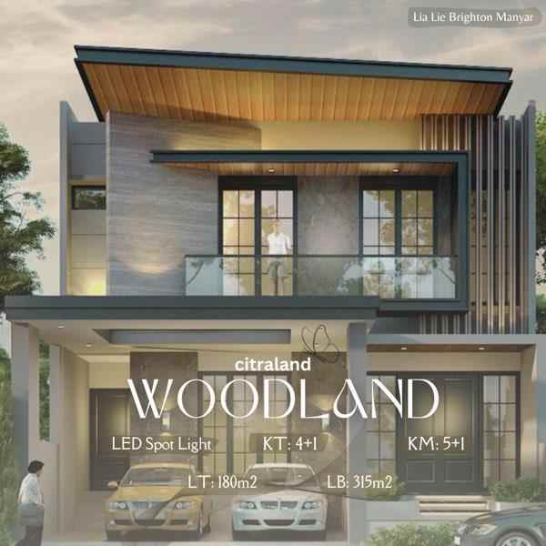 dijual rumah woodland