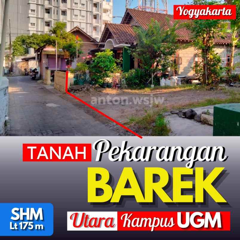 dijual tanah barek sendowo sinduadi