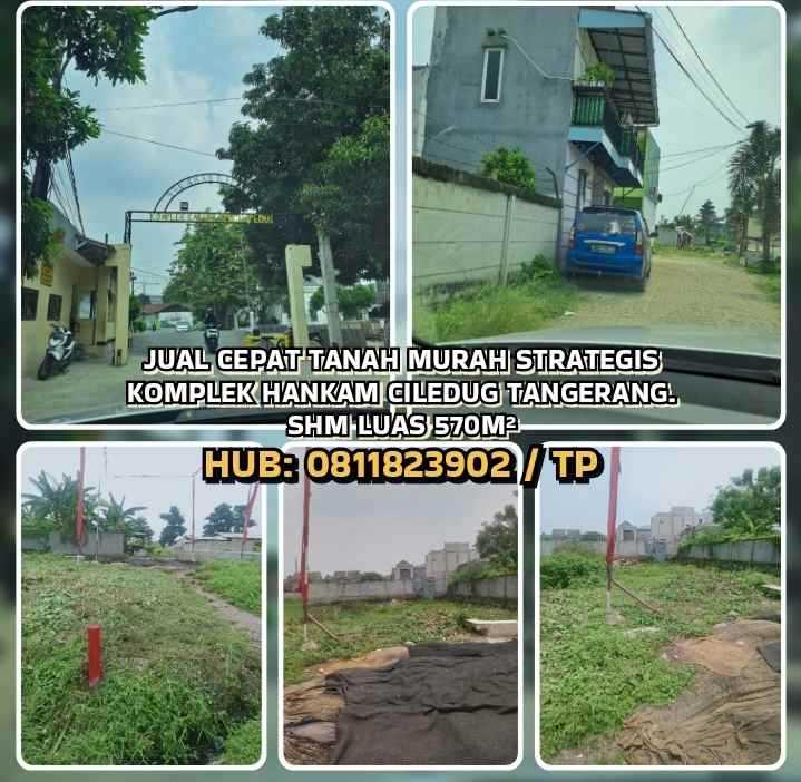 dijual tanah ciledug karang tengah