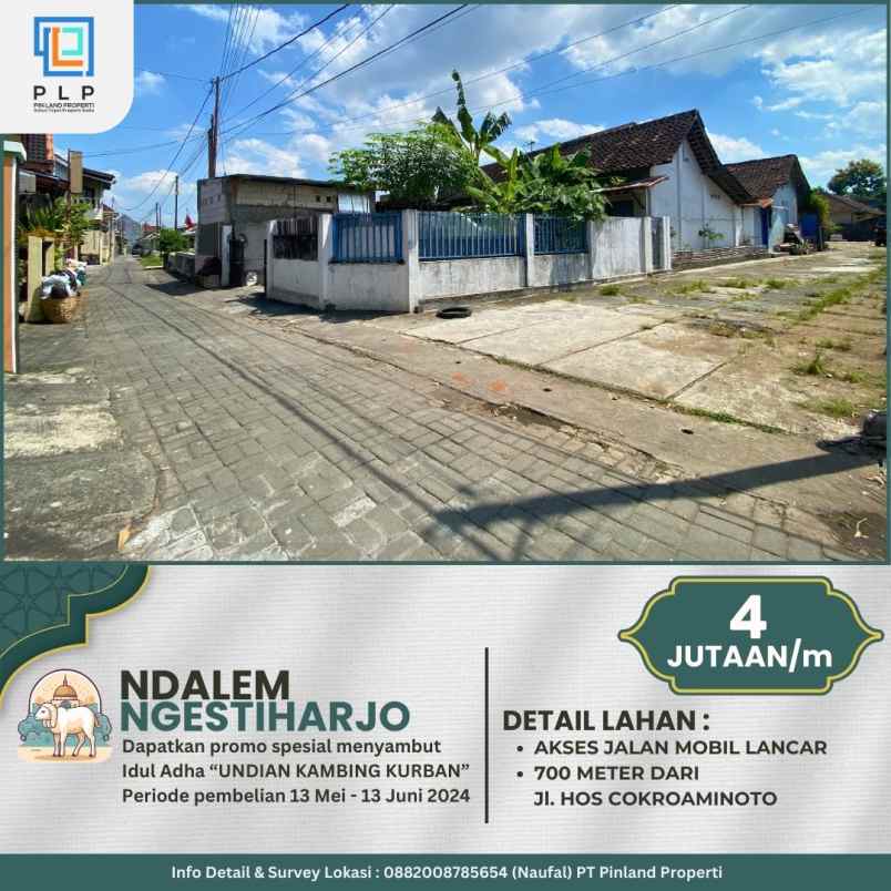 dijual tanah cungkuk ngestiharjo