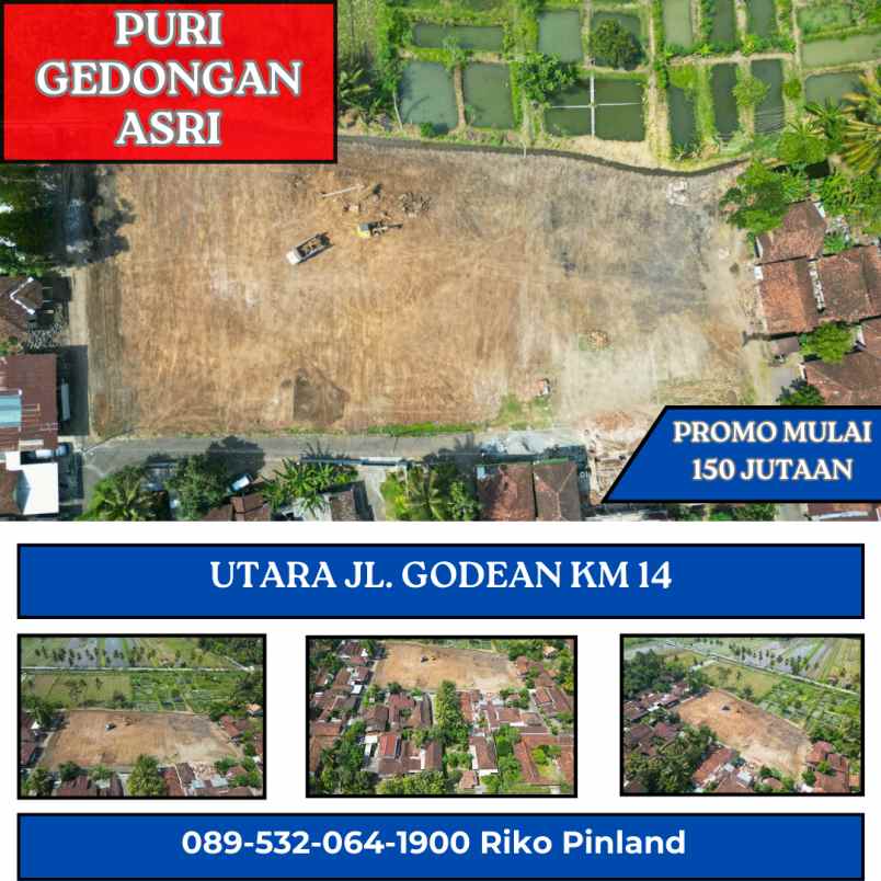 dijual tanah gedongan sumberagung