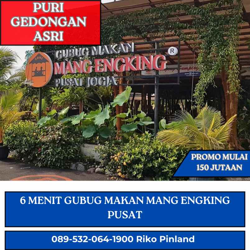 dijual tanah gedongan sumberagung