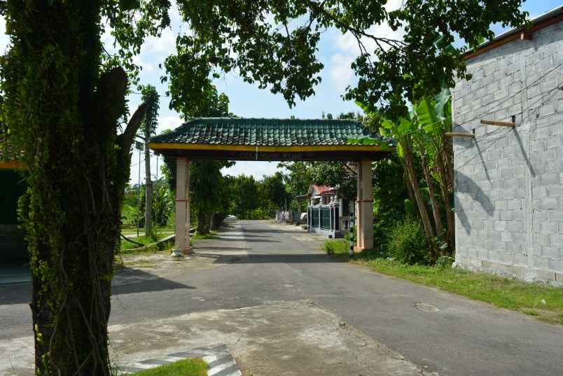 dijual tanah godean sleman shm pekarangan