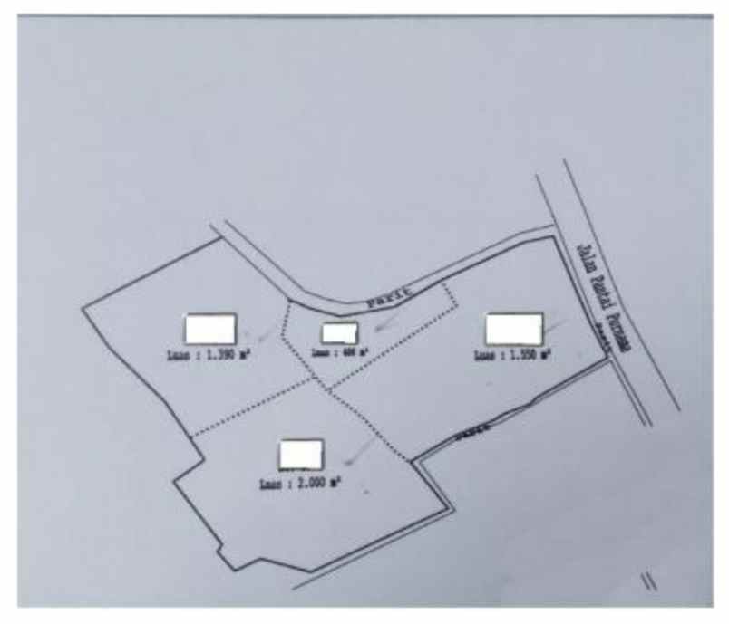 dijual tanah jalan pantai purnama