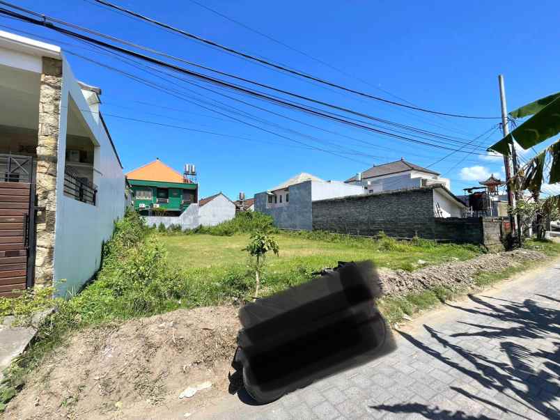 dijual tanah jalan renon denpasar bali