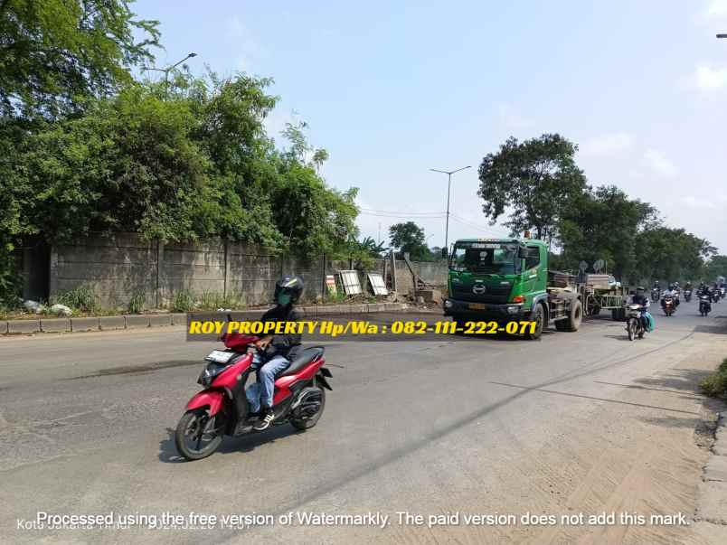 dijual tanah jl cakung cilincing raya