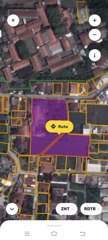 dijual tanah jl cibiru indah