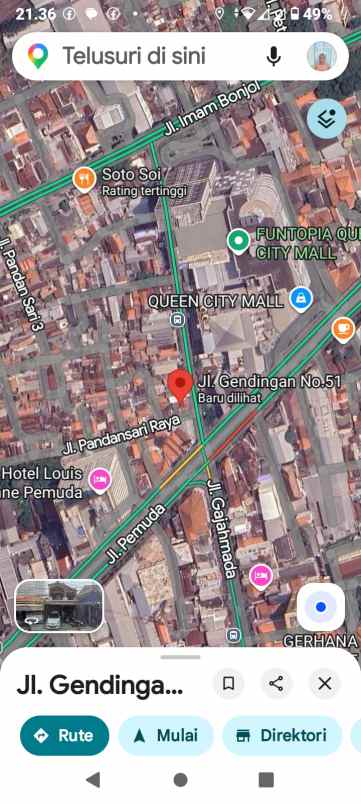 dijual tanah jl gendingan