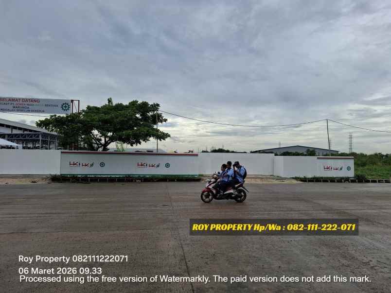 dijual tanah jl marunda makmur