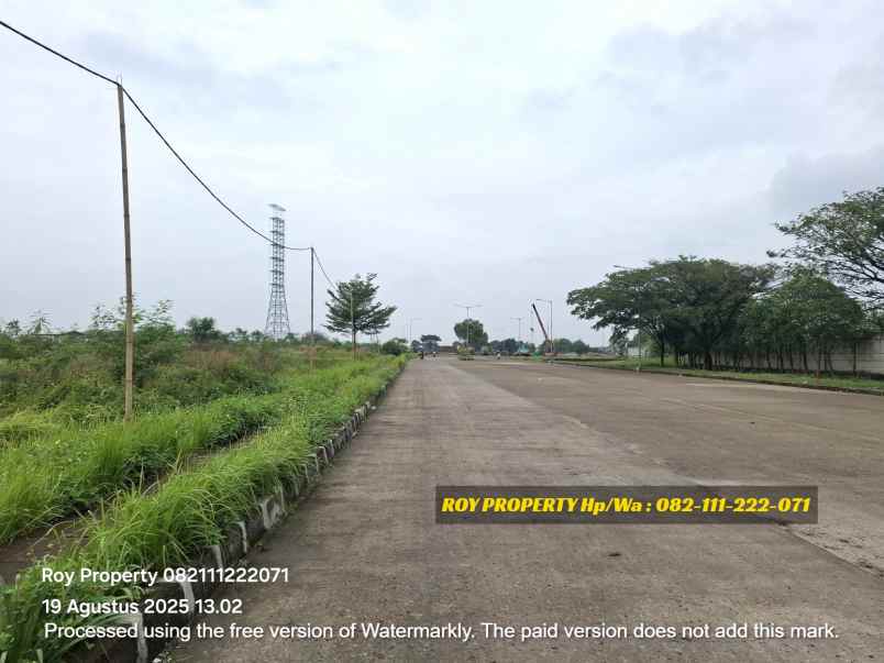 dijual tanah jl marunda makmur