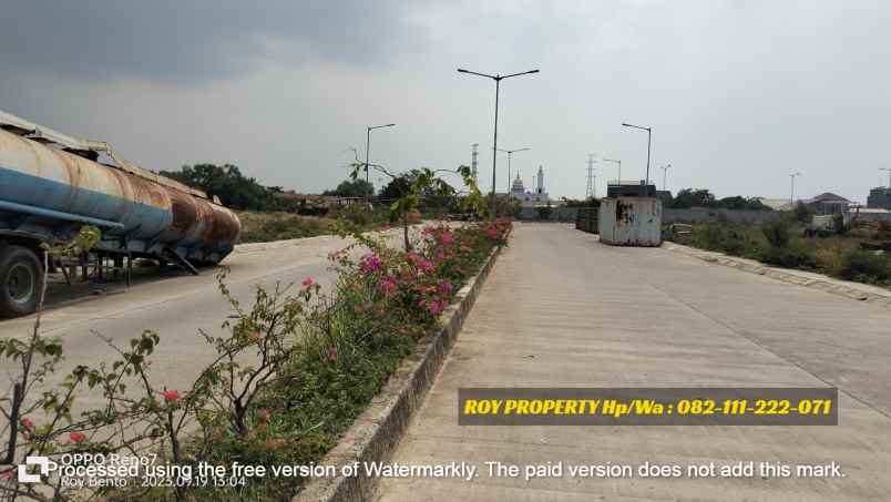 dijual tanah jl marunda makmur