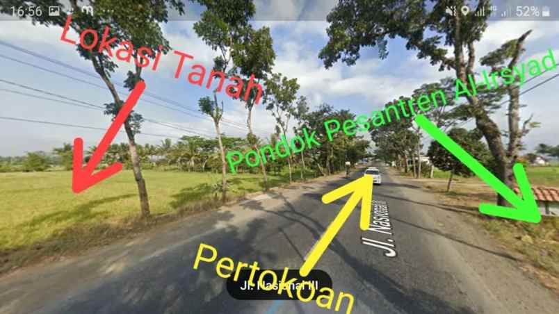 dijual tanah jl raya sampang buntu di