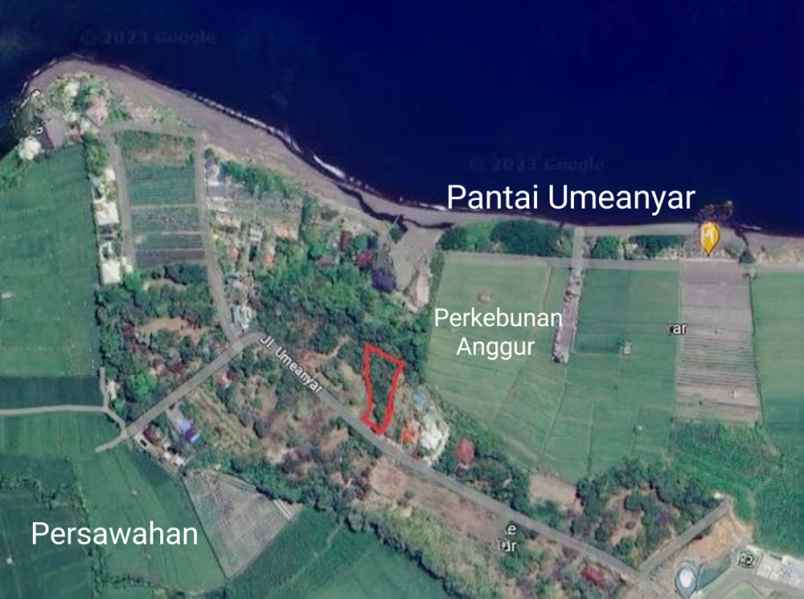 dijual tanah jl umeanyar