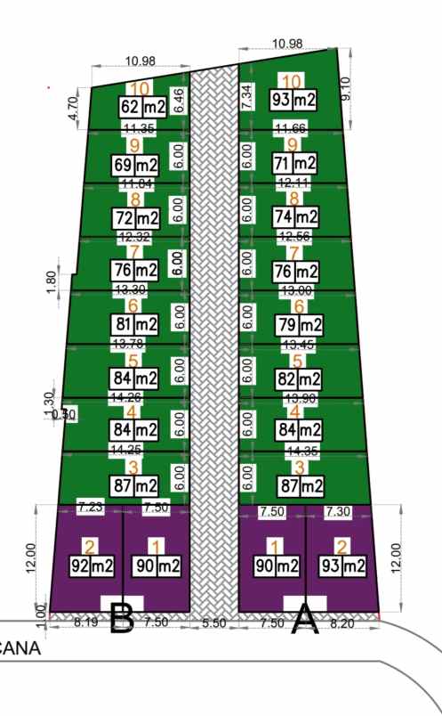 dijual tanah jln cilangkap raya