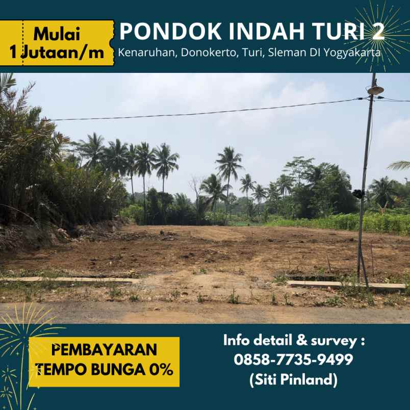 dijual tanah kenaruhan donokerto turi