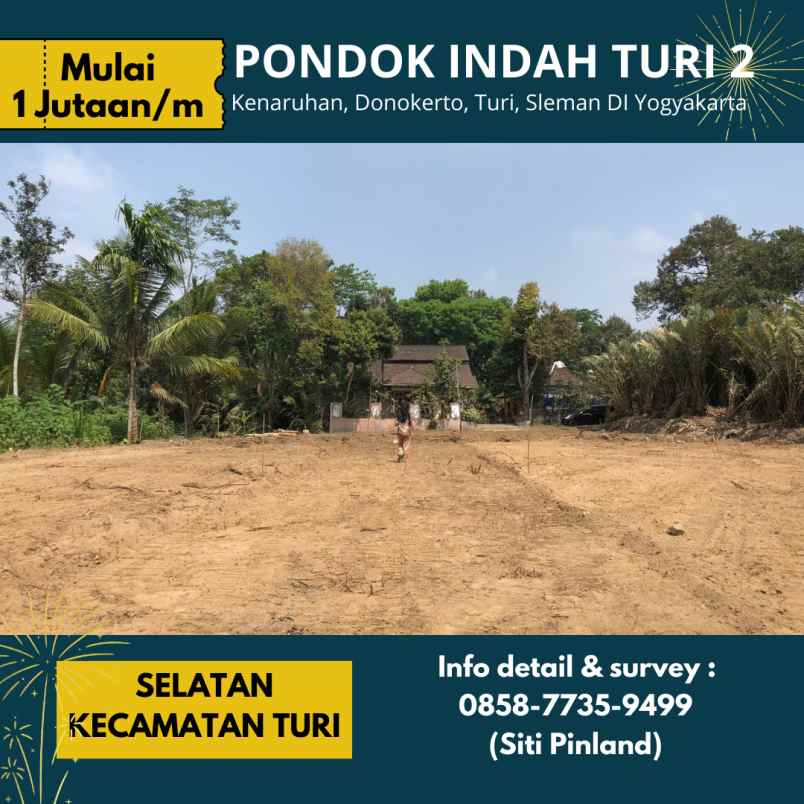 dijual tanah kenaruhan donokerto turi