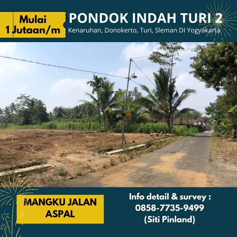 dijual tanah kenaruhan donokerto turi