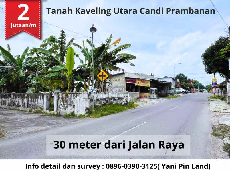 dijual tanah lokasi strategis di tamanmartani kalasan