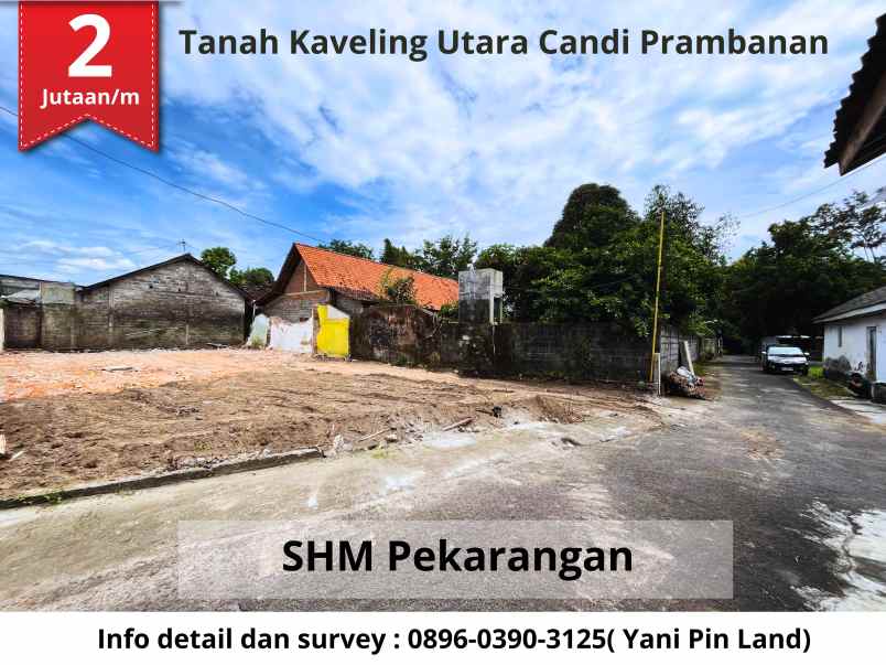 dijual tanah lokasi strategis di tamanmartani kalasan