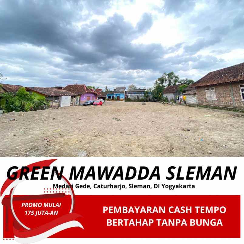 dijual tanah medari gede caturharjo