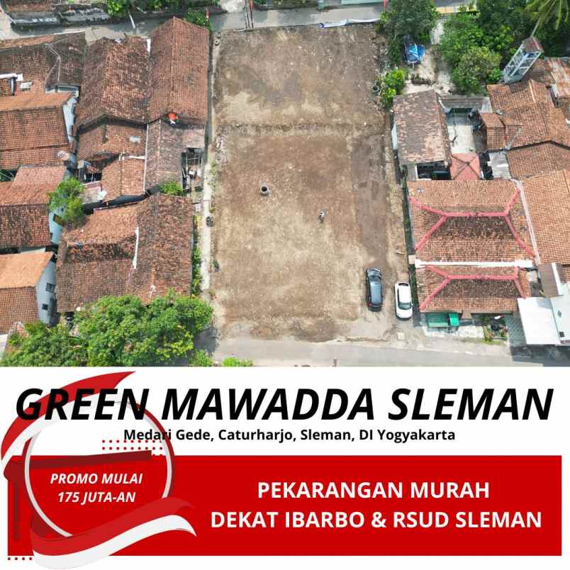 dijual tanah medari gede caturharjo