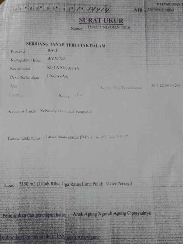 dijual tanah patung gwj