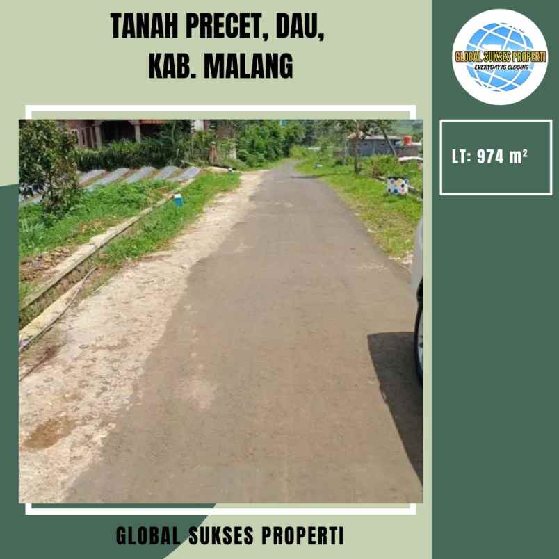 dijual tanah precet