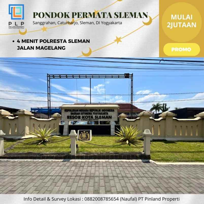 dijual tanah sanggrahan caturharjo