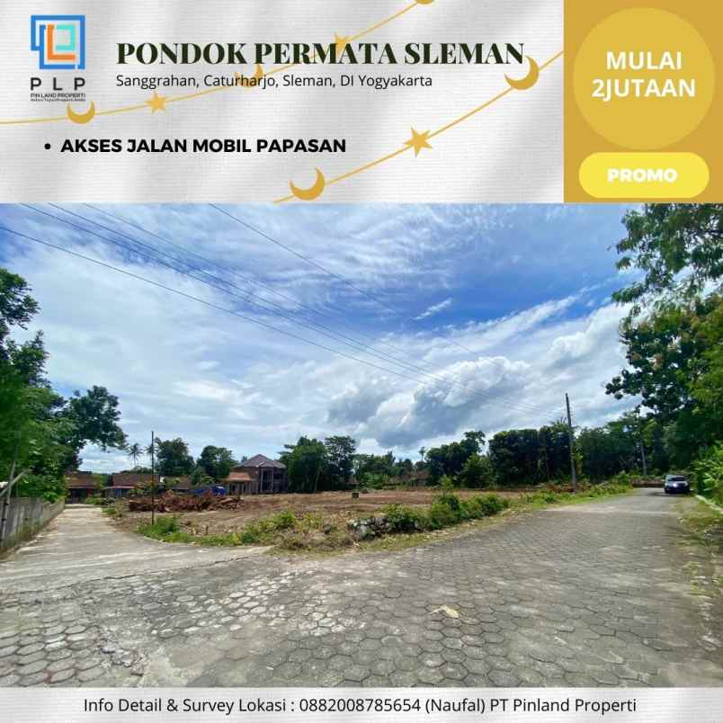 dijual tanah sanggrahan caturharjo