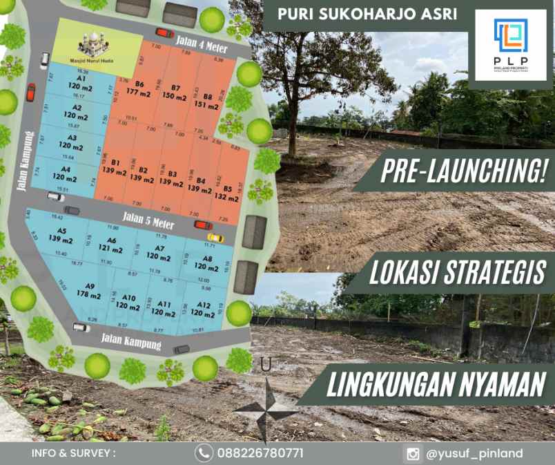 dijual tanah sembung sukoharjo ngaglik