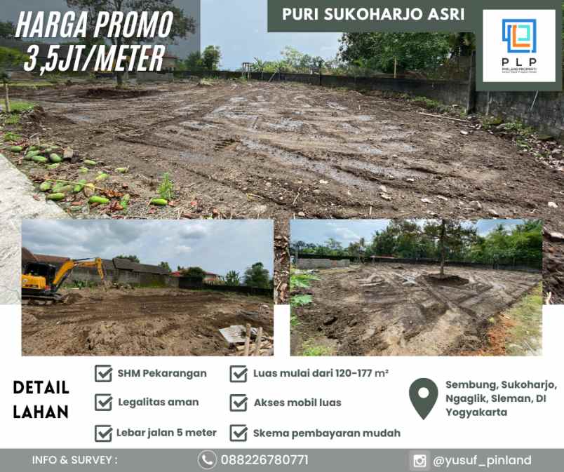 dijual tanah sembung sukoharjo ngaglik