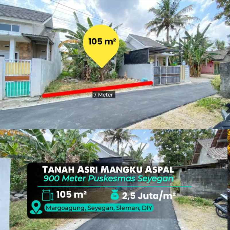 dijual tanah seyegan