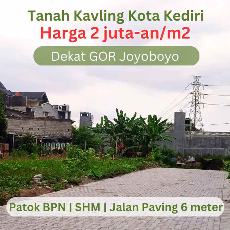 dijual tanah tamanan kota kediri