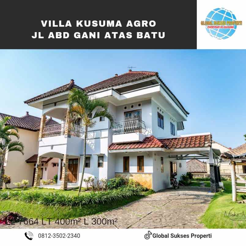 dijual villa abdul gani atas