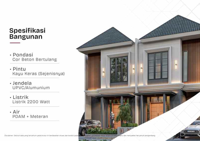 dijual villa felman haus jalan gaperta