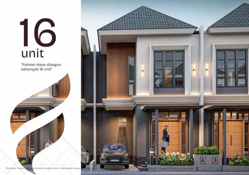 dijual villa felman haus jalan gaperta