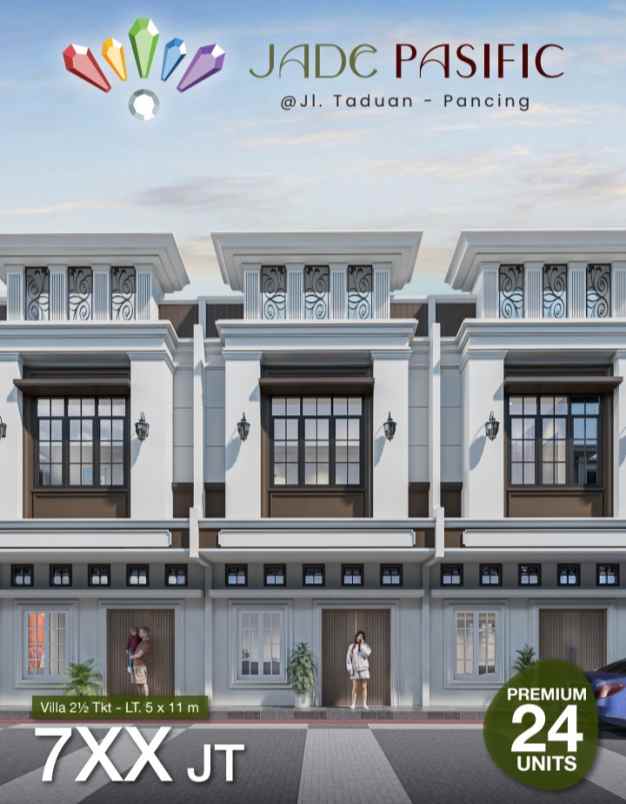 dijual villa jalan taduan mmtc pancing