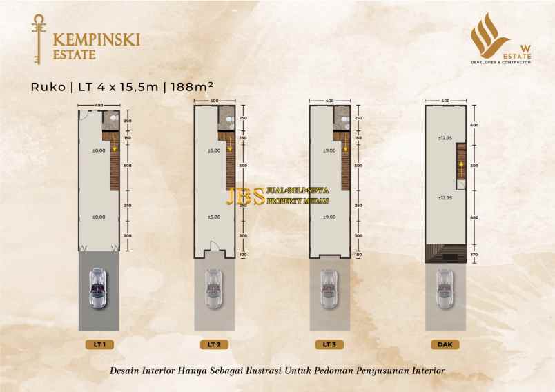 dijual villa kempinski estate jalan