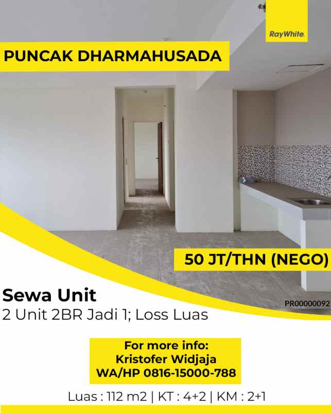 disewakan apartemen apartemen puncak dharmahusada