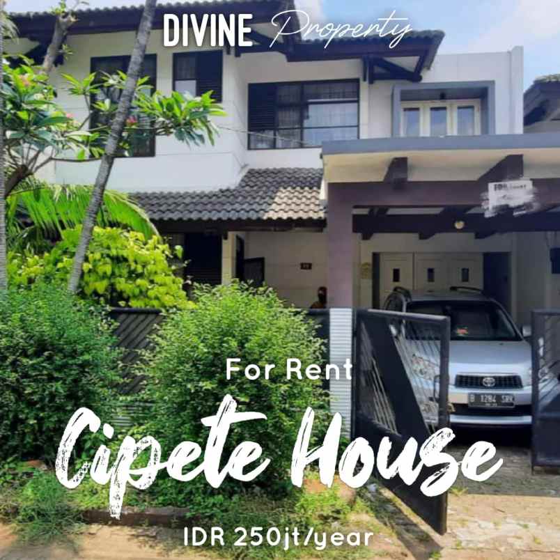 for rent house villa sawo cipete