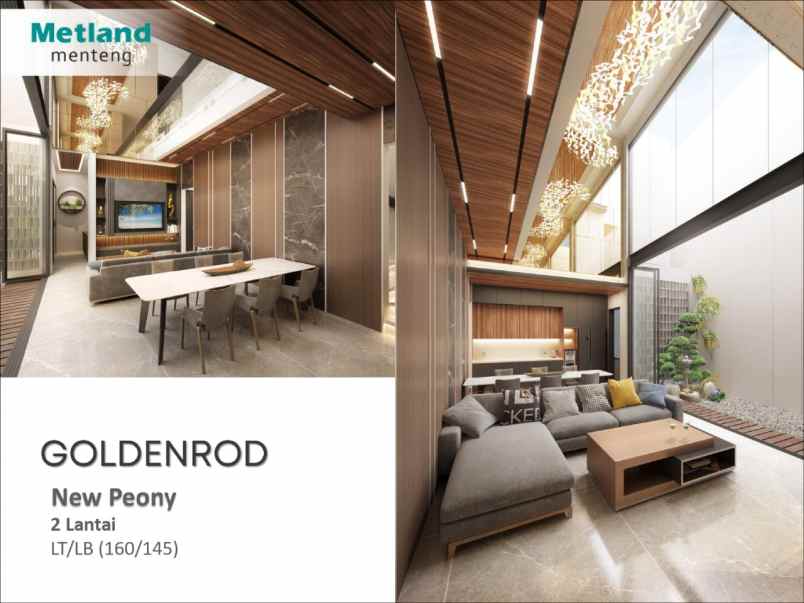 goldenrod peony metland menteng cakung