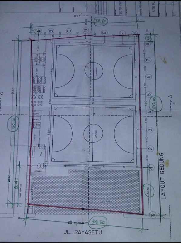 gudang 1900 m2 di jl raya setu telajung cikarang barat